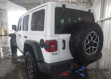 2024 Jeep Wrangler 4-Door Rubicon 4X4 z USA, uszkodzony, nr VIN 1C4PJXFG7RW334190